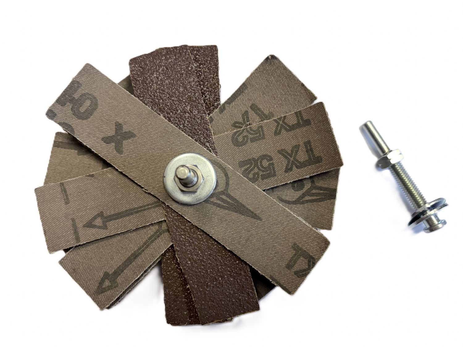 perni acciaio porta strisce abrasive