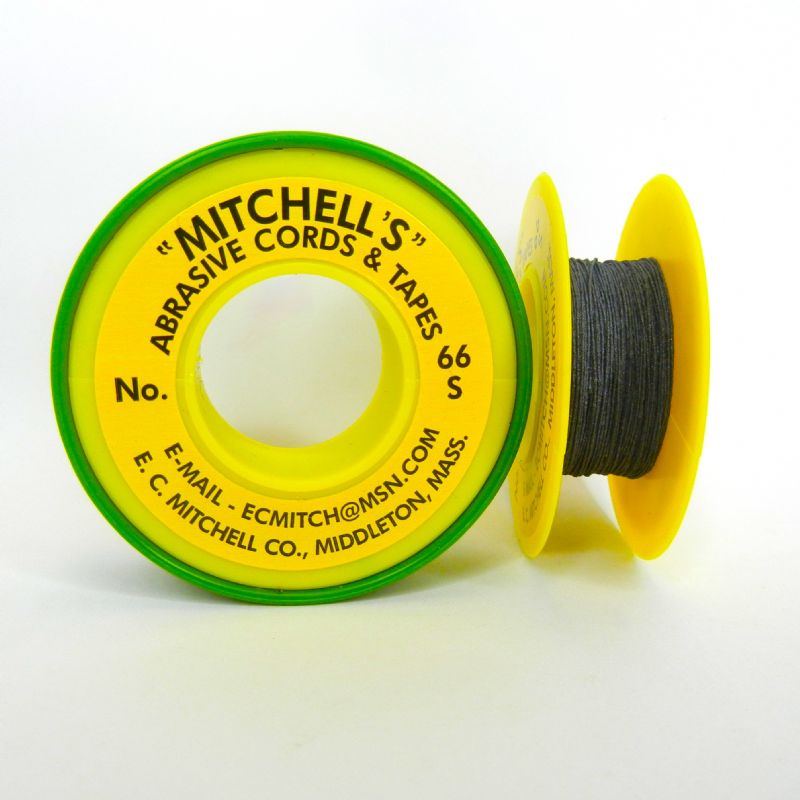 rocchetto filo abrasivo corindone carburo di silicio mitchell bobina n. 66 mt. 15,24 VeriReci Ø mm. +/- 0,40 grana 280