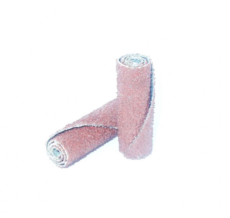 rullini cilindrici avvolti tela abrasiva resinata rosso/bruna corindone d. mm. 12 x 35 x f. 3  p 40 a