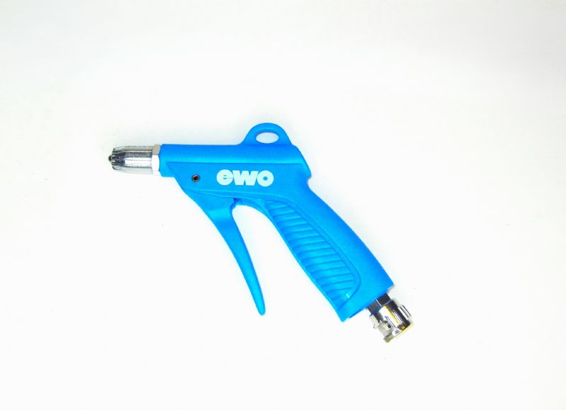Pistola per aria compressa di tipo Industriale con erogazione progressiva, Ugello Silenziatore/Potenziatore e di Sicurezza
