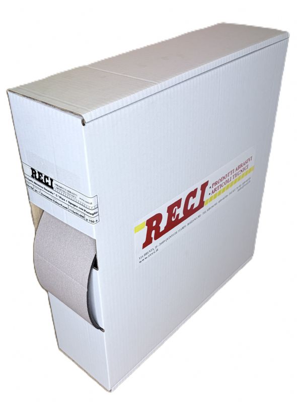 rotolo carta abrasiva stearata flex spugna FLOAM mm. 115 x 25.000 p 150a<br />#rotolocartaabrasivaspugna