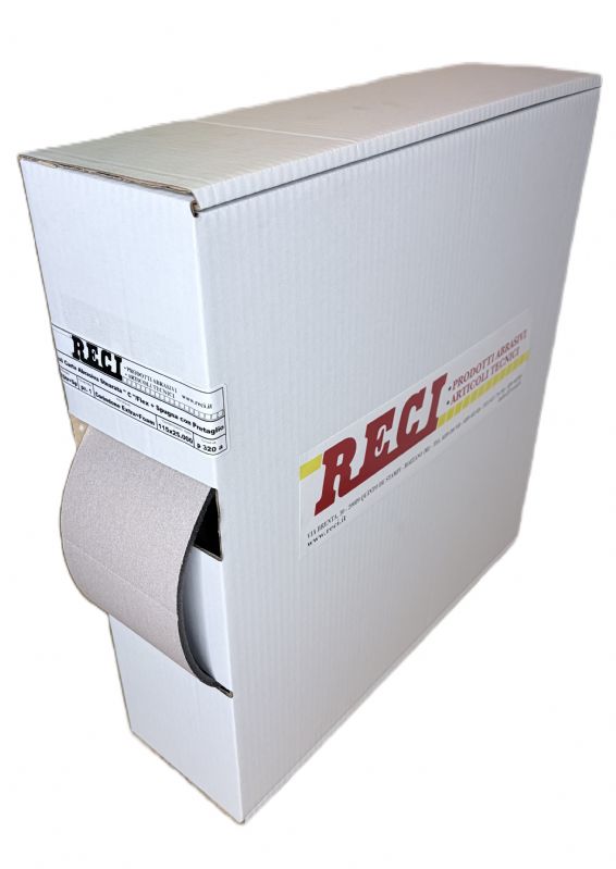 rotolo carta abrasiva stearata flex spugna FLOAM mm. 115 x 25.000 p 320a<br />#rotolocartaabrasivaspugna