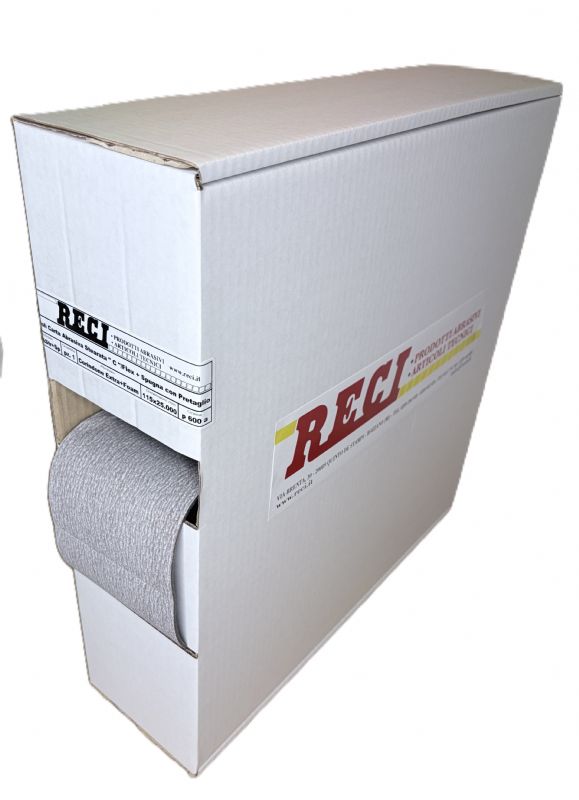 rotolo carta abrasiva stearata flex spugna FLOAM mm. 115 x 25.000 p 600a<br />#rotolocartaabrasivaspugna